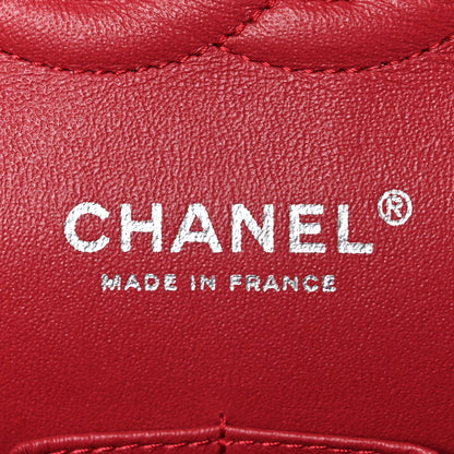 Chanel Caviar Quilted Medium Double Flap Dark Red 6 of 11