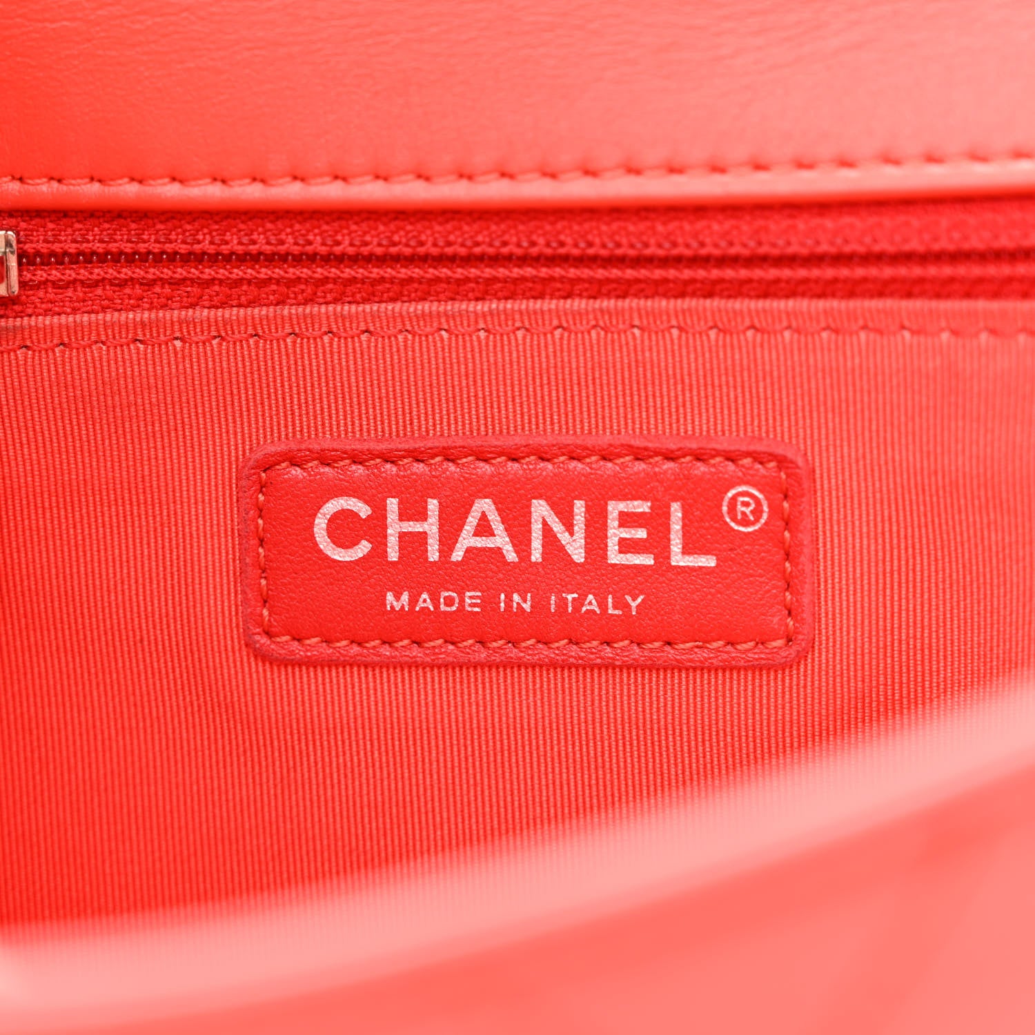 Chanel Calfskin Stitched Ring My Bag Flap Crossbody Red 6 of 16