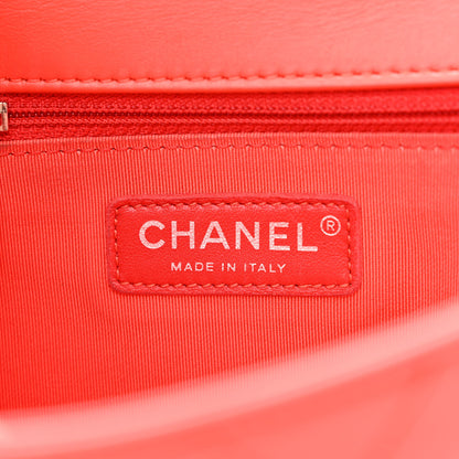 Chanel Calfskin Stitched Ring My Bag Flap Crossbody Red 6 of 16