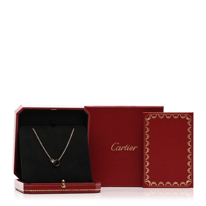 Cartier 18K Pink Gold Interlocking LOVE Necklace 6 of 6