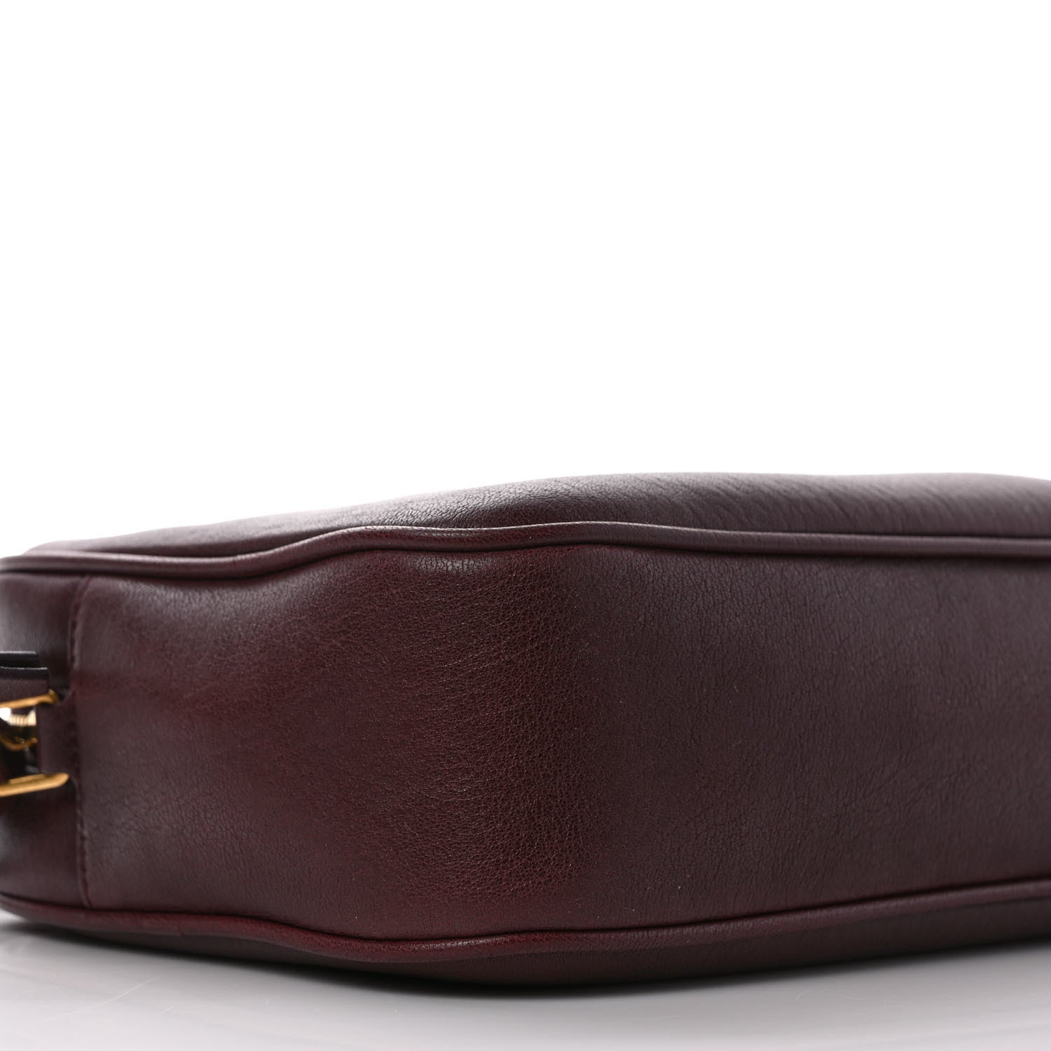 Saint Laurent Lambskin Monogram Lou Camera Bag Burgundy 8 of 10
