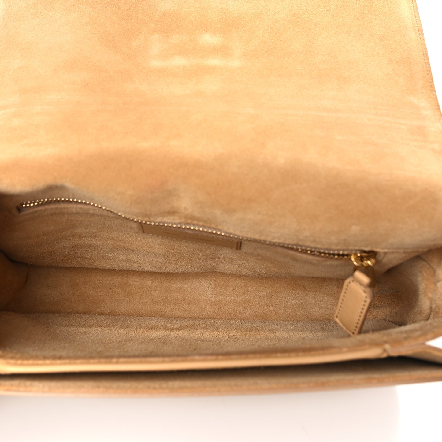 Calfskin Classic Y Satchel Beige