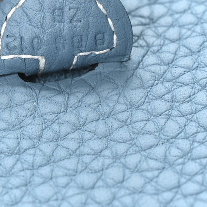 Hermes Taurillon Clemence Evelyne TPM New Blue Jean 7 of 11