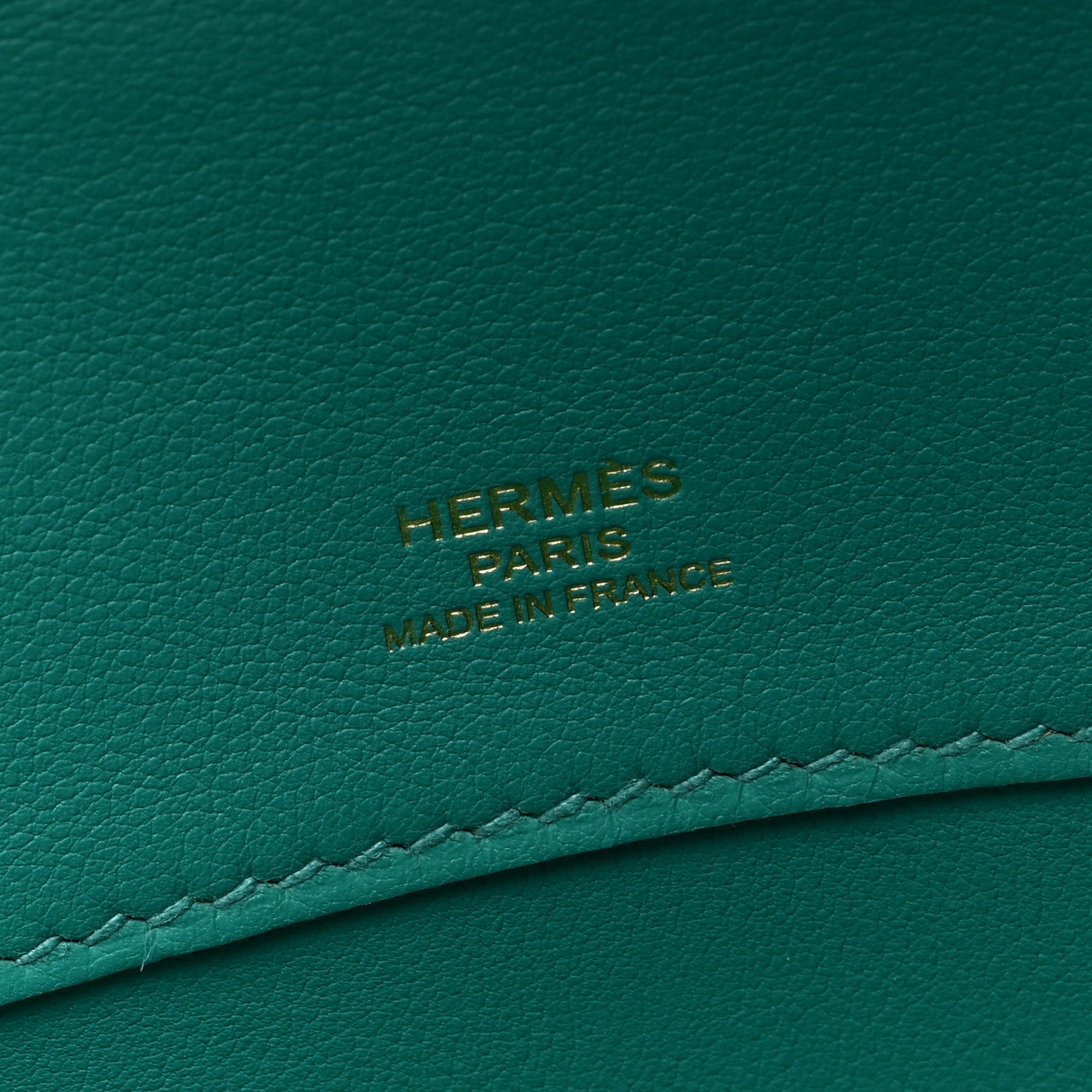 Hermes Swift Kelly Cut Clutch Pochette Vert Verone 6 of 11