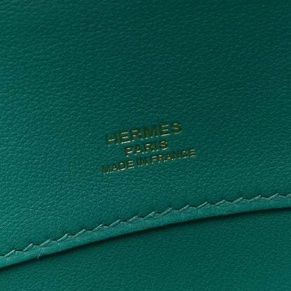 Hermes Swift Kelly Cut Clutch Pochette Vert Verone 6 of 11
