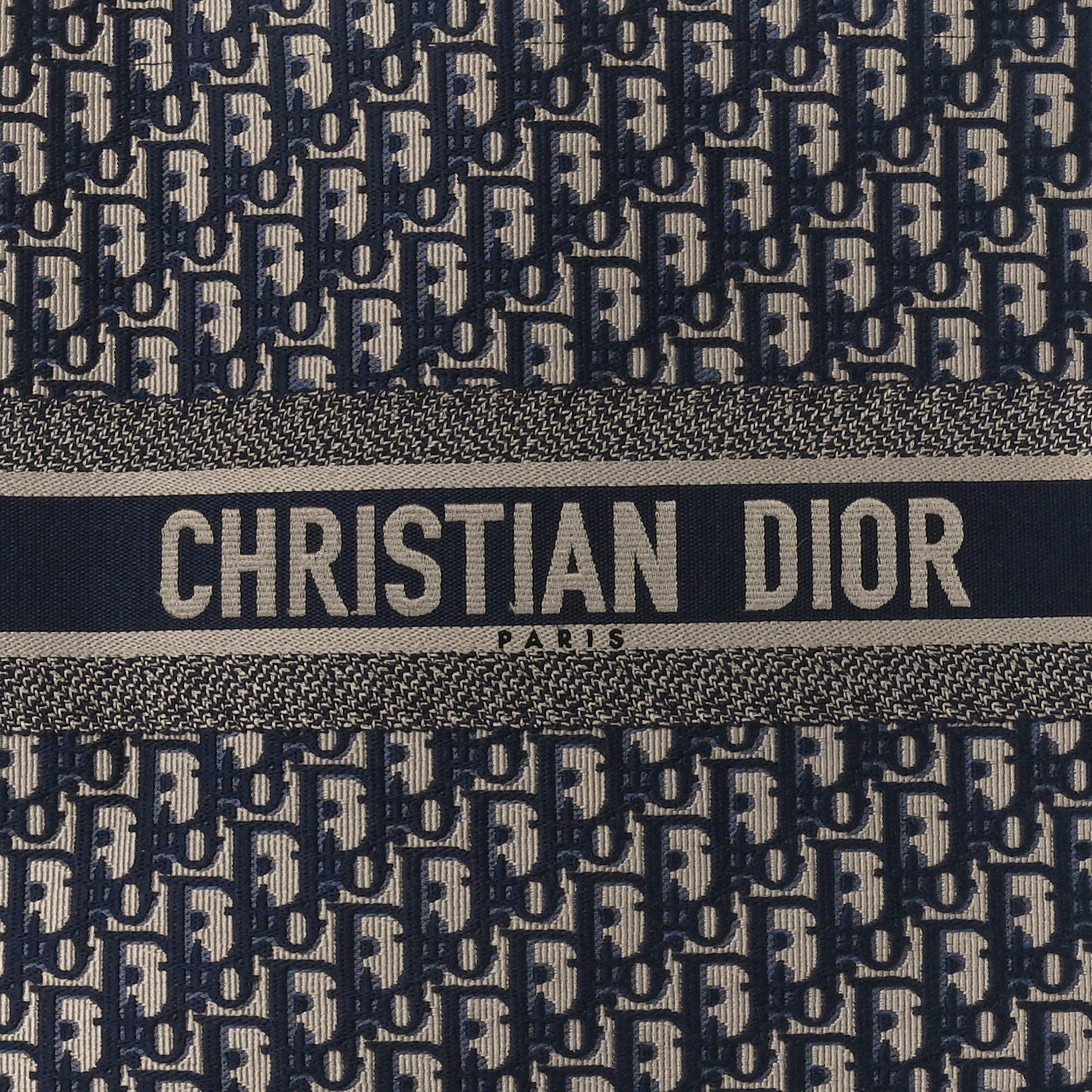 Christian Dior Oblique Large Book Tote Blue Multicolor 8 of 12