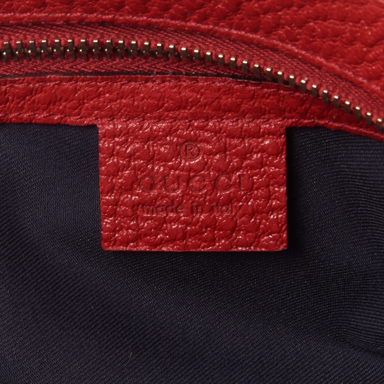 Calfskin Blondie Web Satchel Red