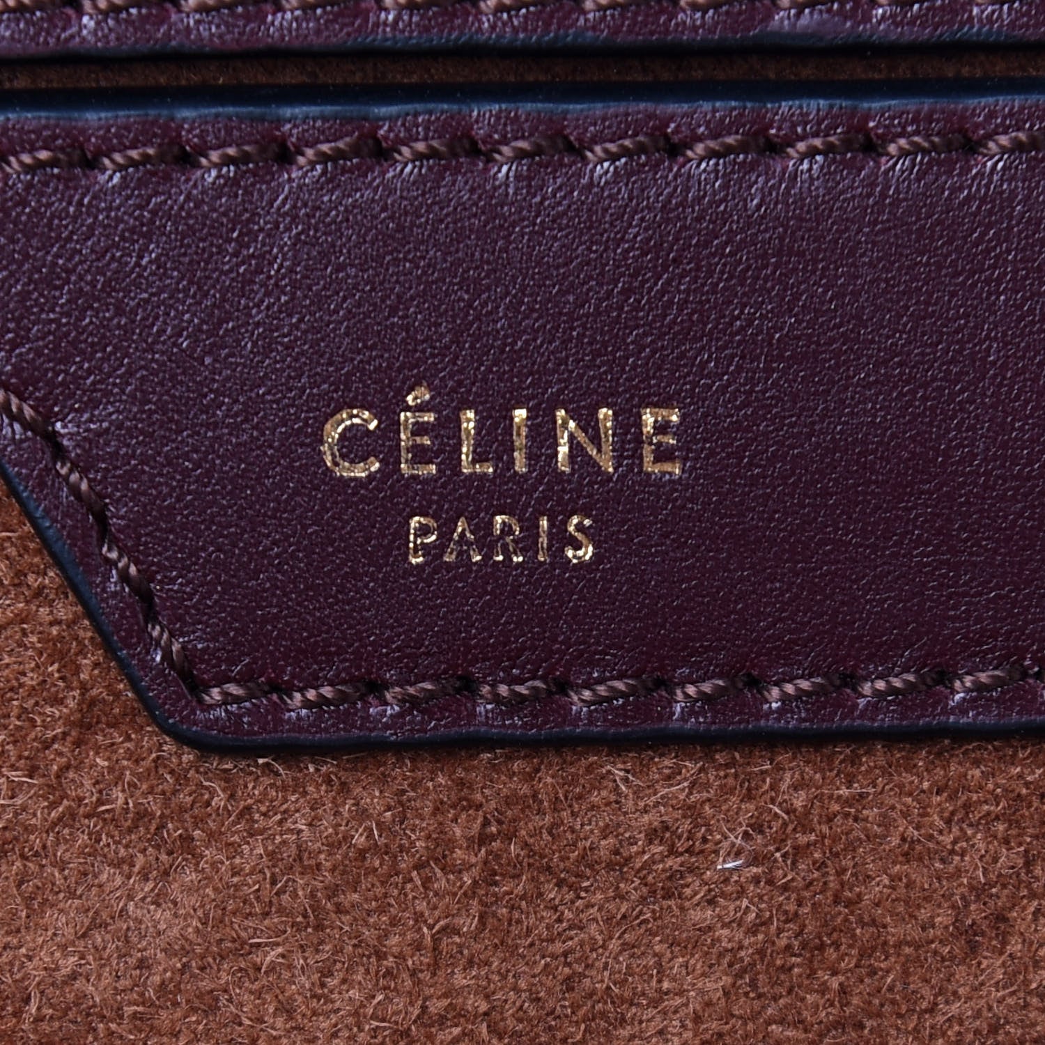 Celine Smooth Calfskin Medium Tri-Color Trapeze Ebony 6 of 10
