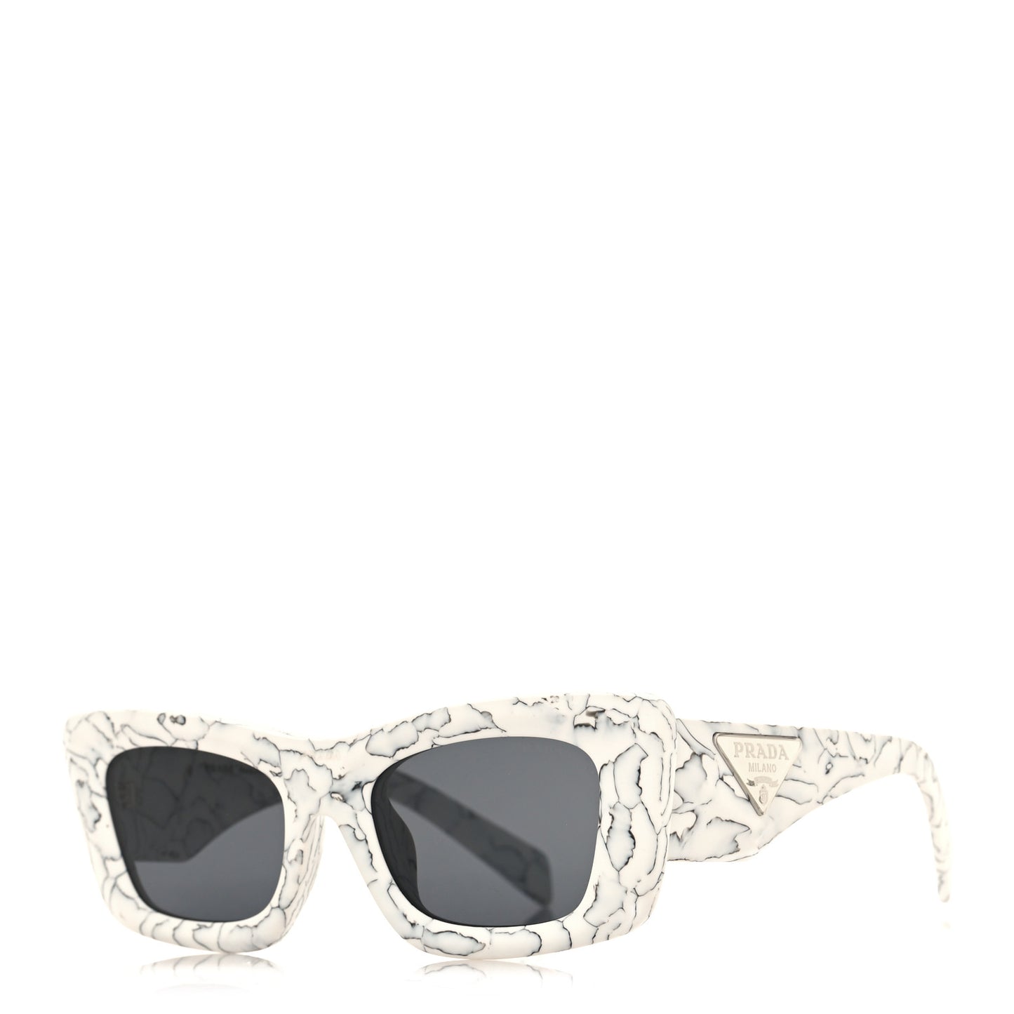 Acetate Symbole Sunglasses SPR 13Z White Marble