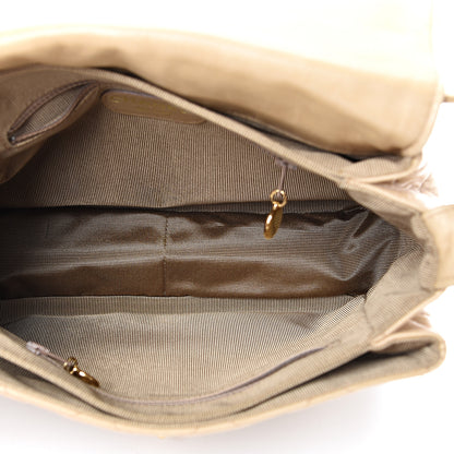 Chanel Lambskin Quilted Flap Shoulder Bag Beige 4 of 14