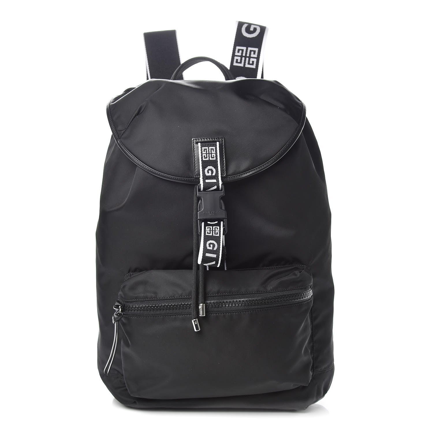 Givenchy Nylon Light 3 Backpack Black White 1 of 11