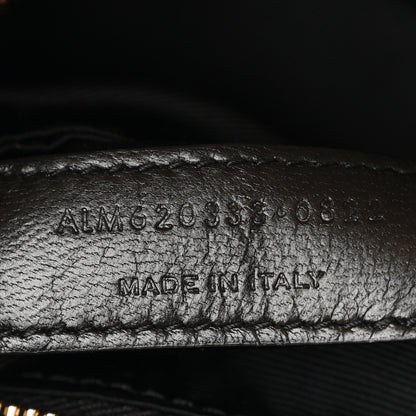 Saint Laurent Lambskin Quilted Toy Loulou Puffer Monogram Chain Satchel Jaune Pale 8 of 12