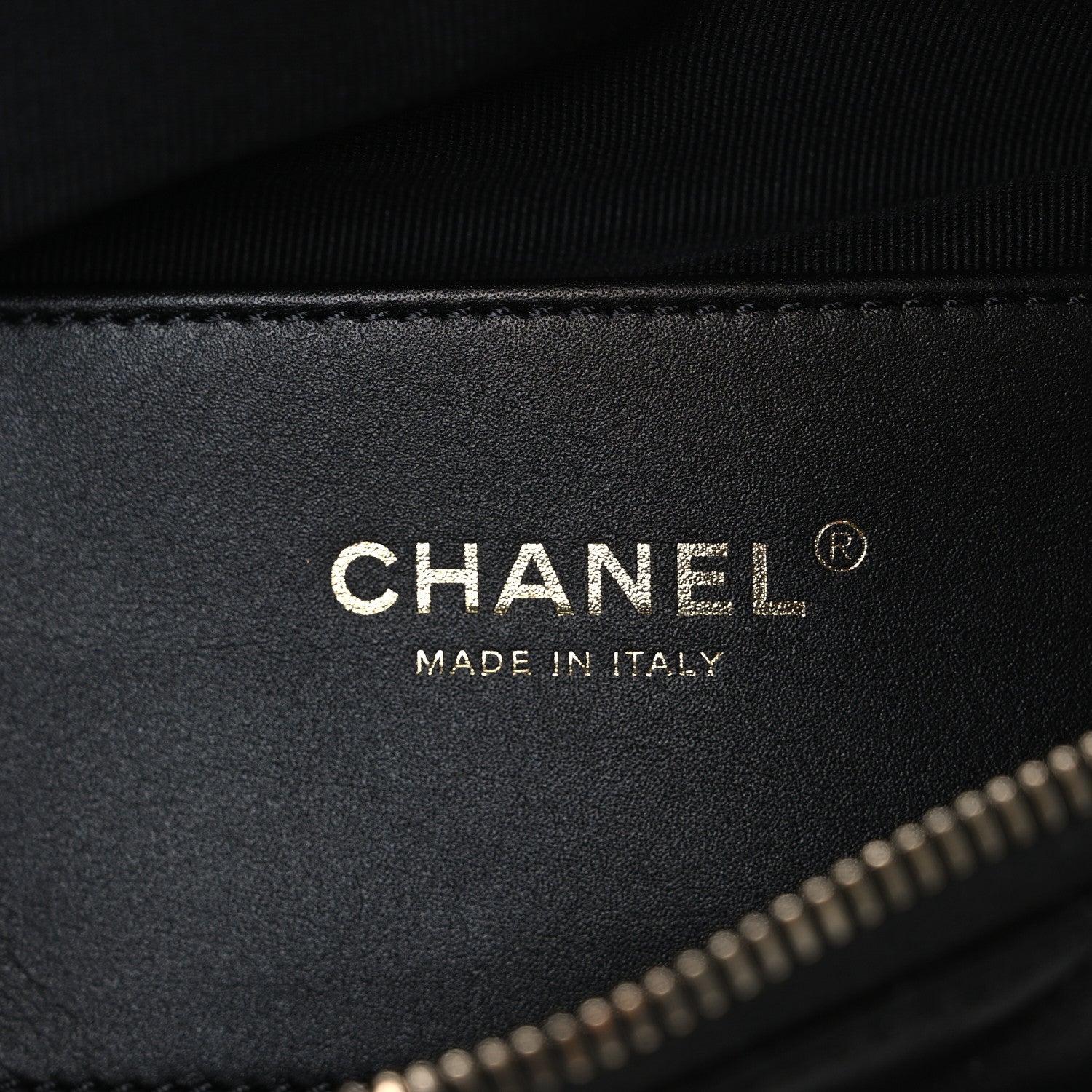 Chanel Shiny Lambskin Quilted Belt Bag Black 6 of 11