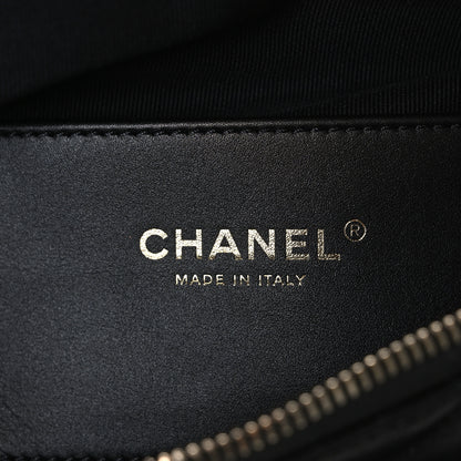 Chanel Shiny Lambskin Quilted Belt Bag Black 6 of 11