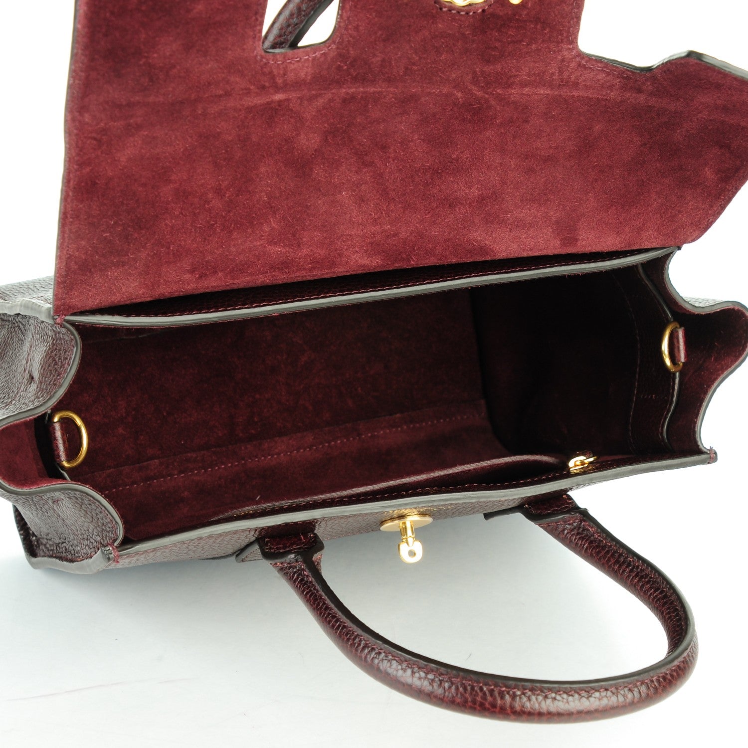 Mulberry Natural Grain Leather Small New Bayswater Oxblood 4 of 7
