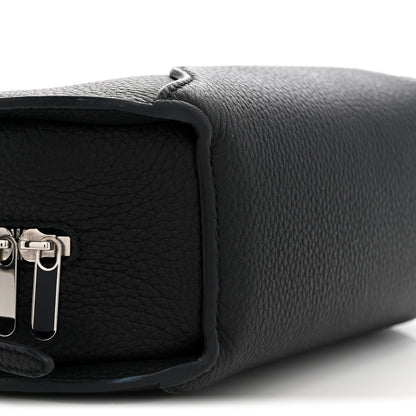 Loro Piana Grained Calfskin Sesia Crossbody Black 8 of 10