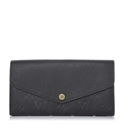 Louis Vuitton Empreinte Sarah Wallet NM Black 1 of 7