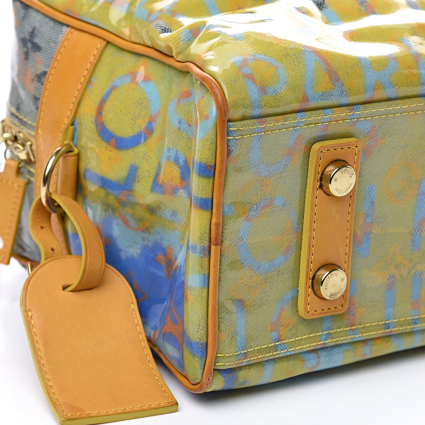 Monogram Pulp Defile Weekender PM Yellow