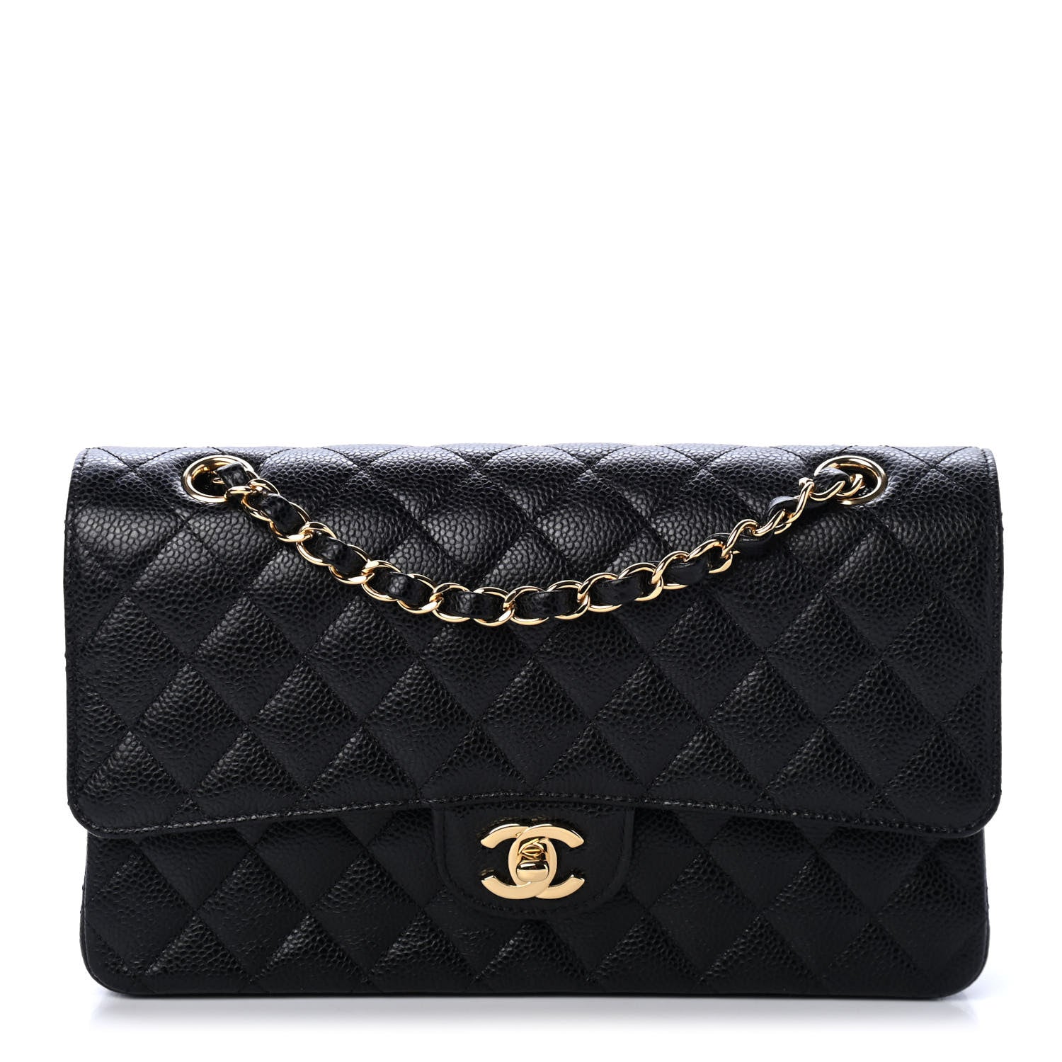 Chanel Caviar Quilted Medium Double Flap Black 1 of 4