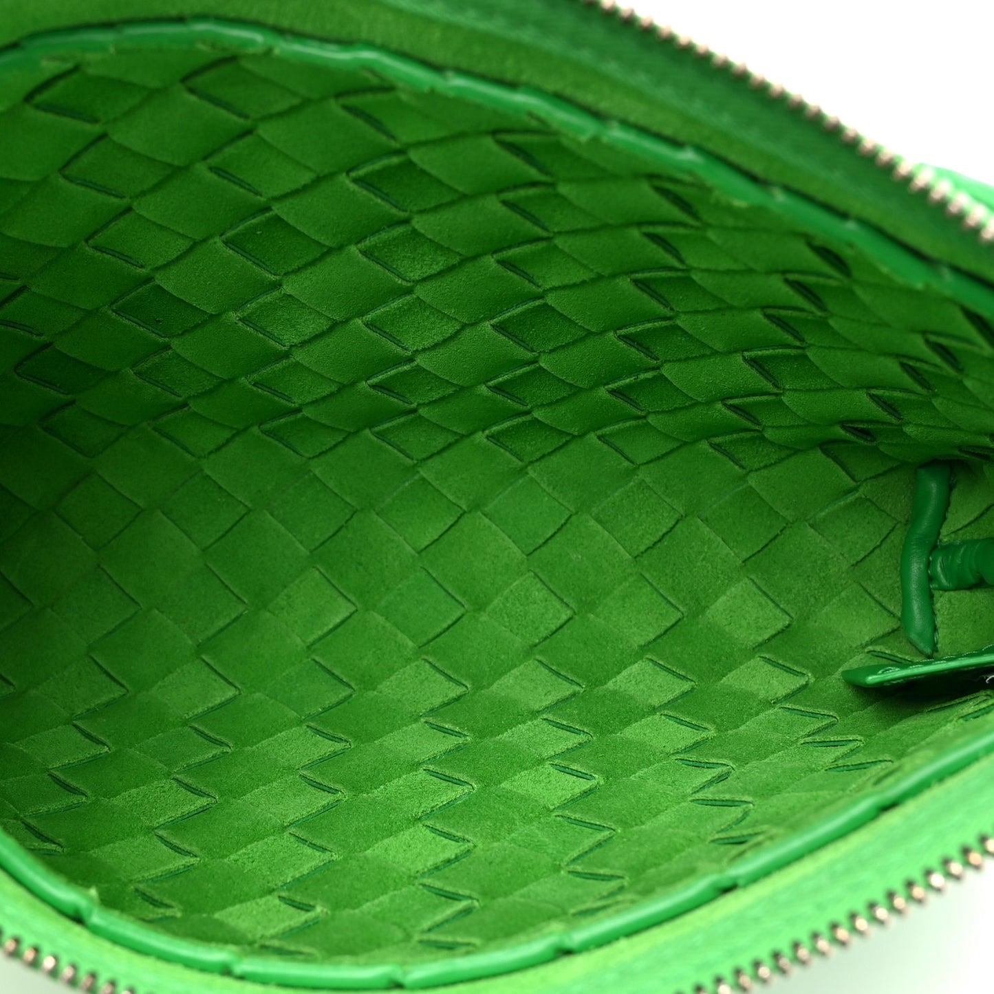 Nappa Intrecciato Duo Shoulder Bag Parakeet