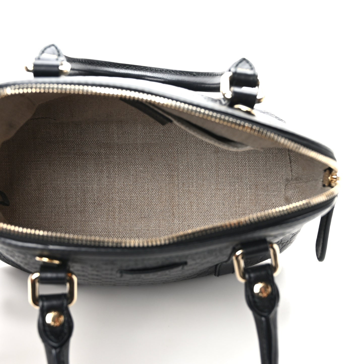 Microguccissima Mini Dome Bag Black