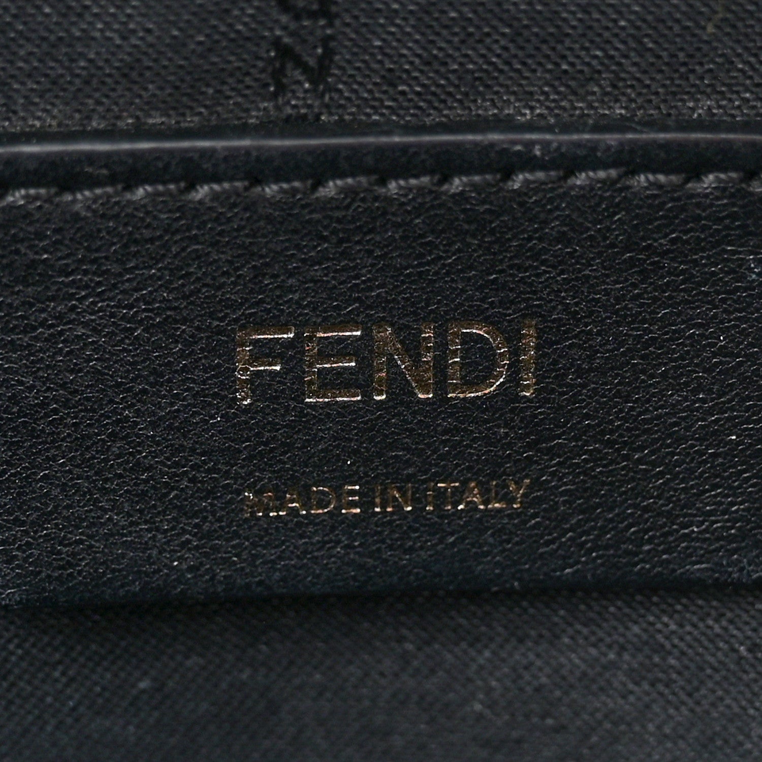Fendi Nappa FF 1974 Embossed Mini Backpack Black 6 of 14