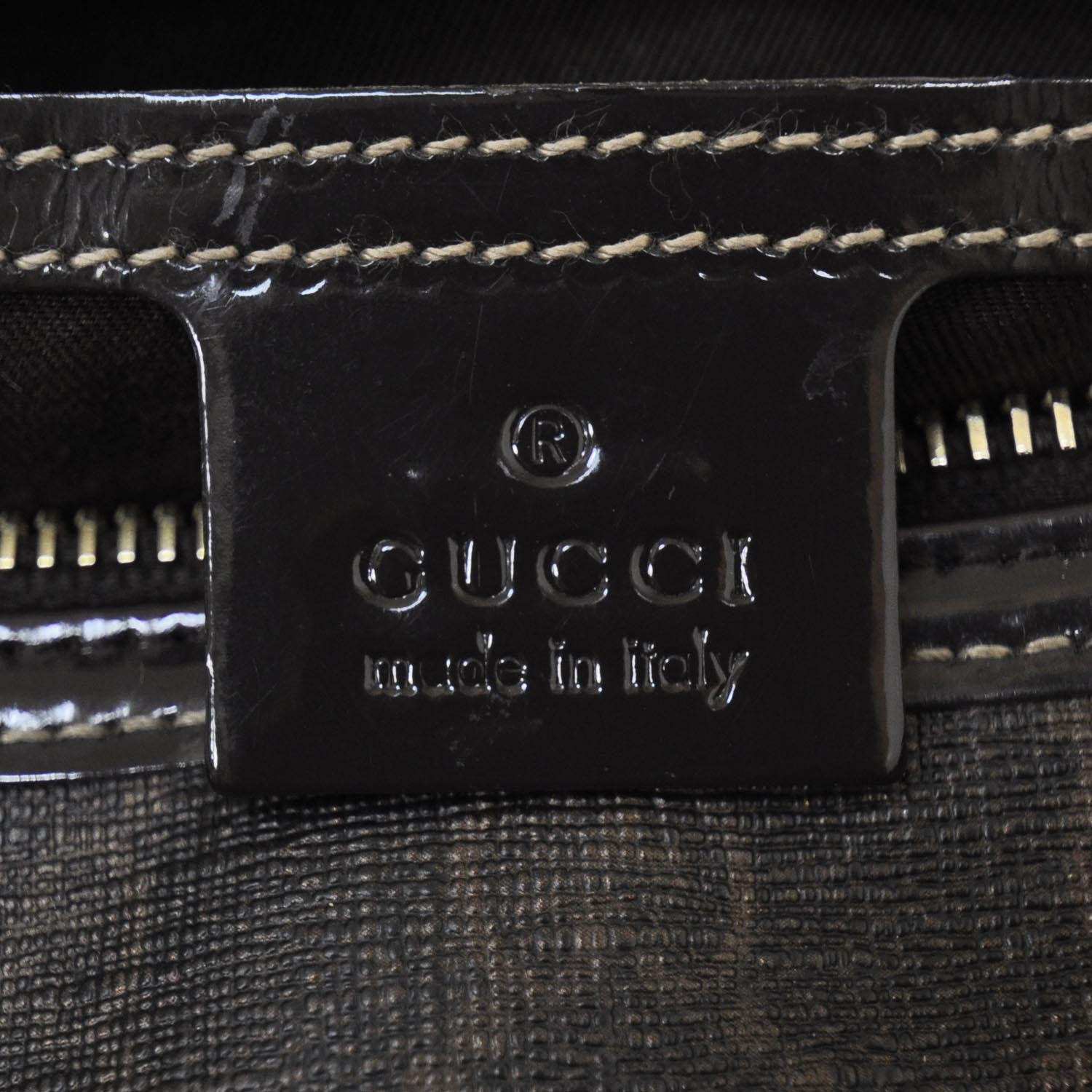 Gucci Monogram Medium Joy Boston Brown 8 of 9