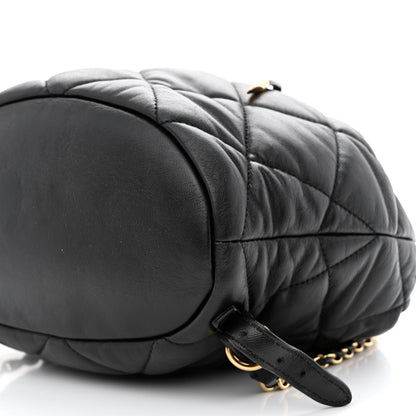 Salvatore Ferragamo Calfskin Quilted Giuliette Backpack Black 10 of 10