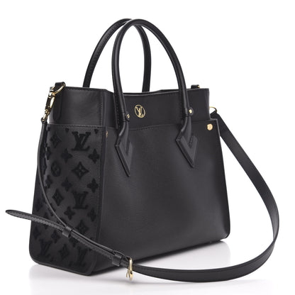 Louis Vuitton Calfskin Monogram Tufting On My Side Black 3 of 10