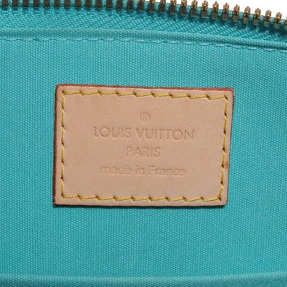 Louis Vuitton Vernis Alma BB Blue Lagon 6 of 7