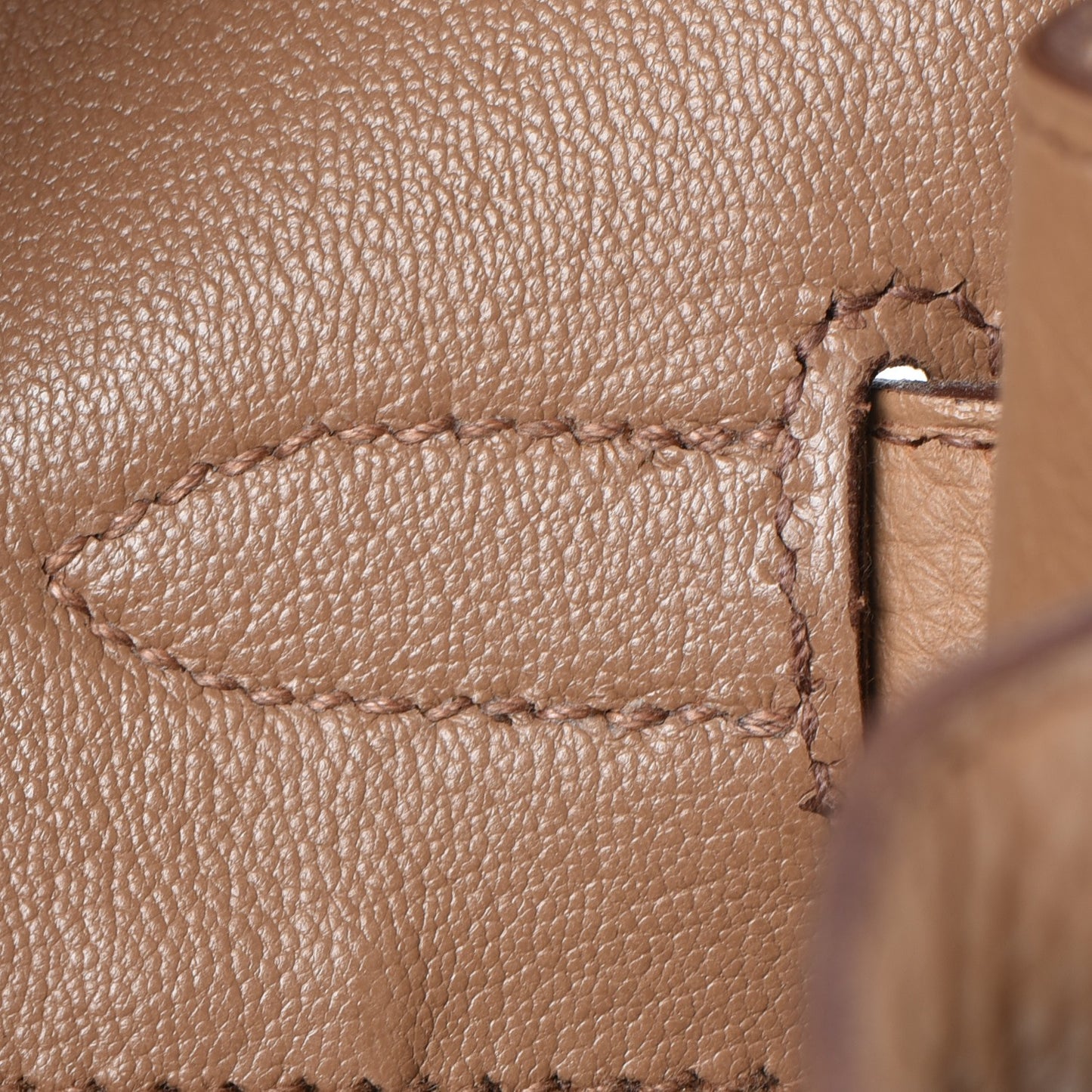 Taurillon Clemence Birkin 30 Camel Tabac