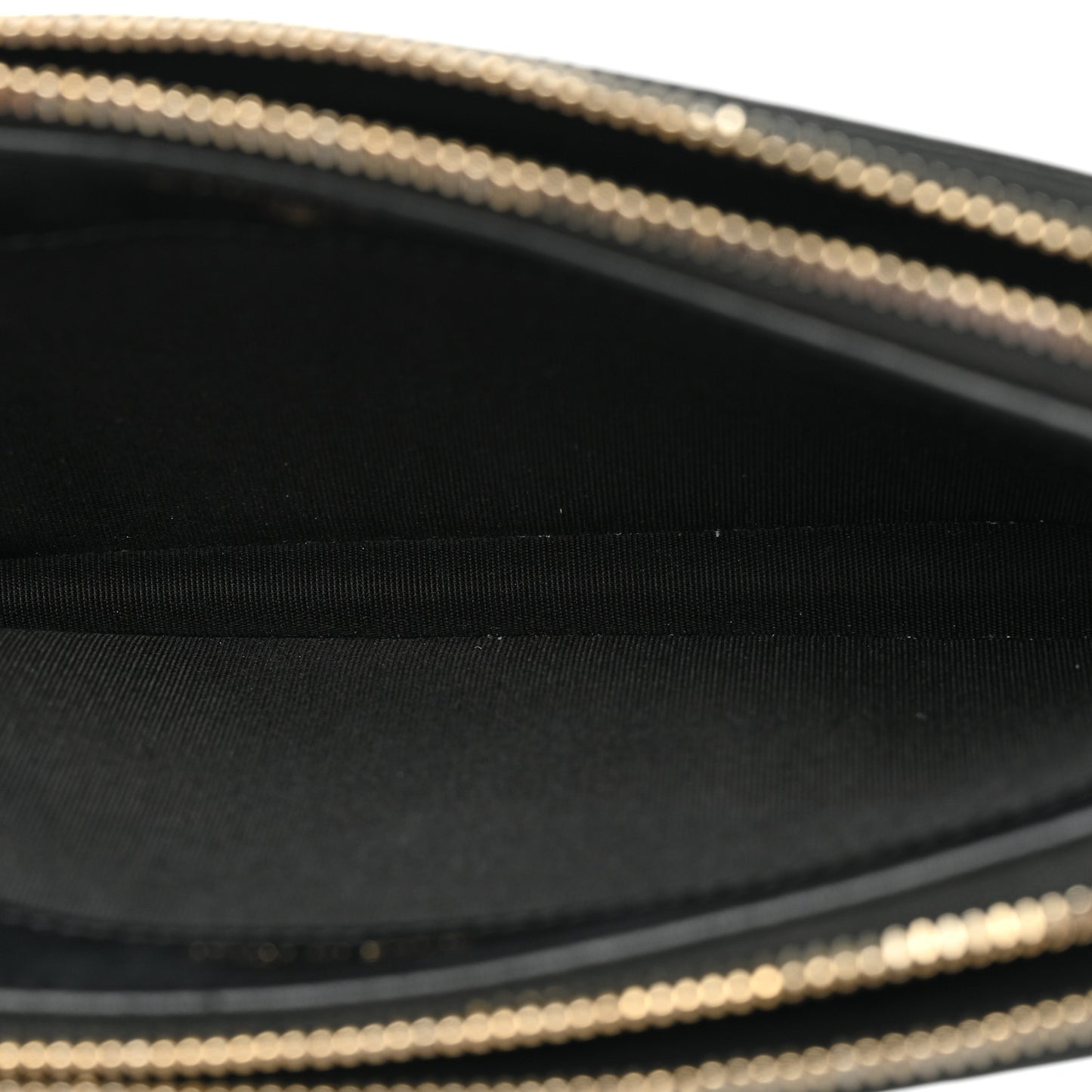 Caviar Quilted Small Boy Clutch With Chain Black