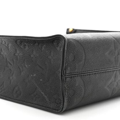 Louis Vuitton Empreinte Monogram Giant Onthego PM Black 8 of 13