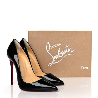 Christian Louboutin Patent So Kate 120 Pumps 39 Black 8 of 8