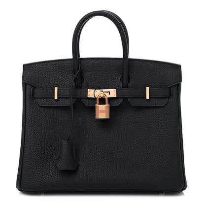 Hermes Togo Birkin 25 Black 1 of 15