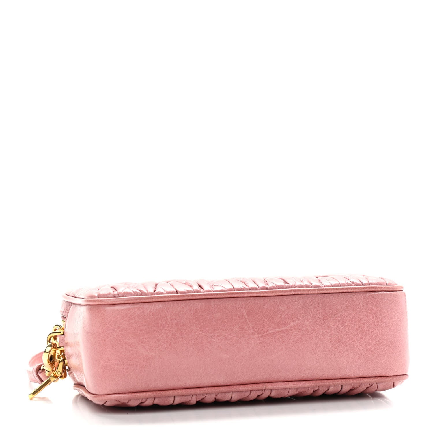 Miu Miu Nappa Matelasse Double Zip Chain Shoulder Bag 4 of 12