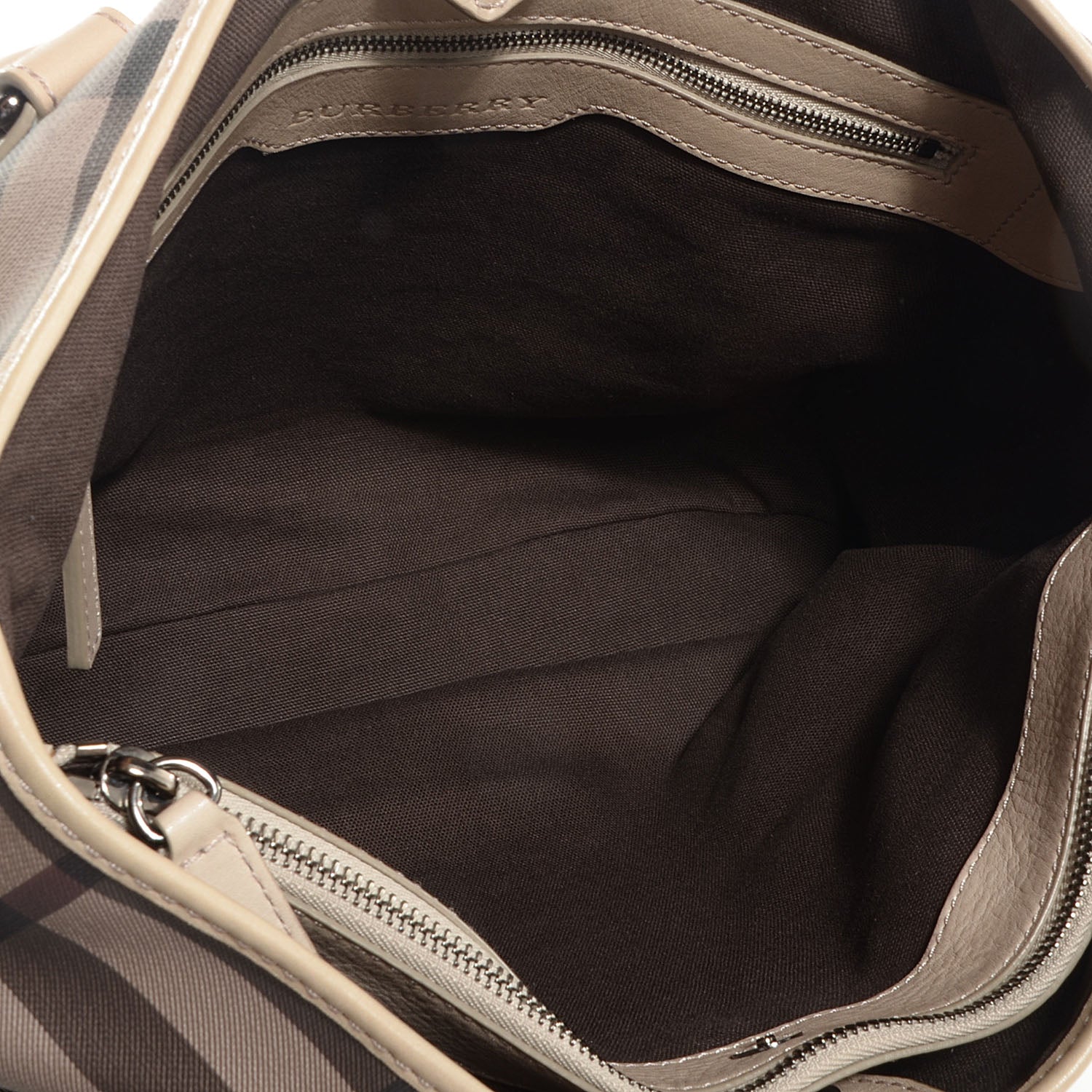 Burberry Smoked Check Northfield Tote Trench 5 of 9