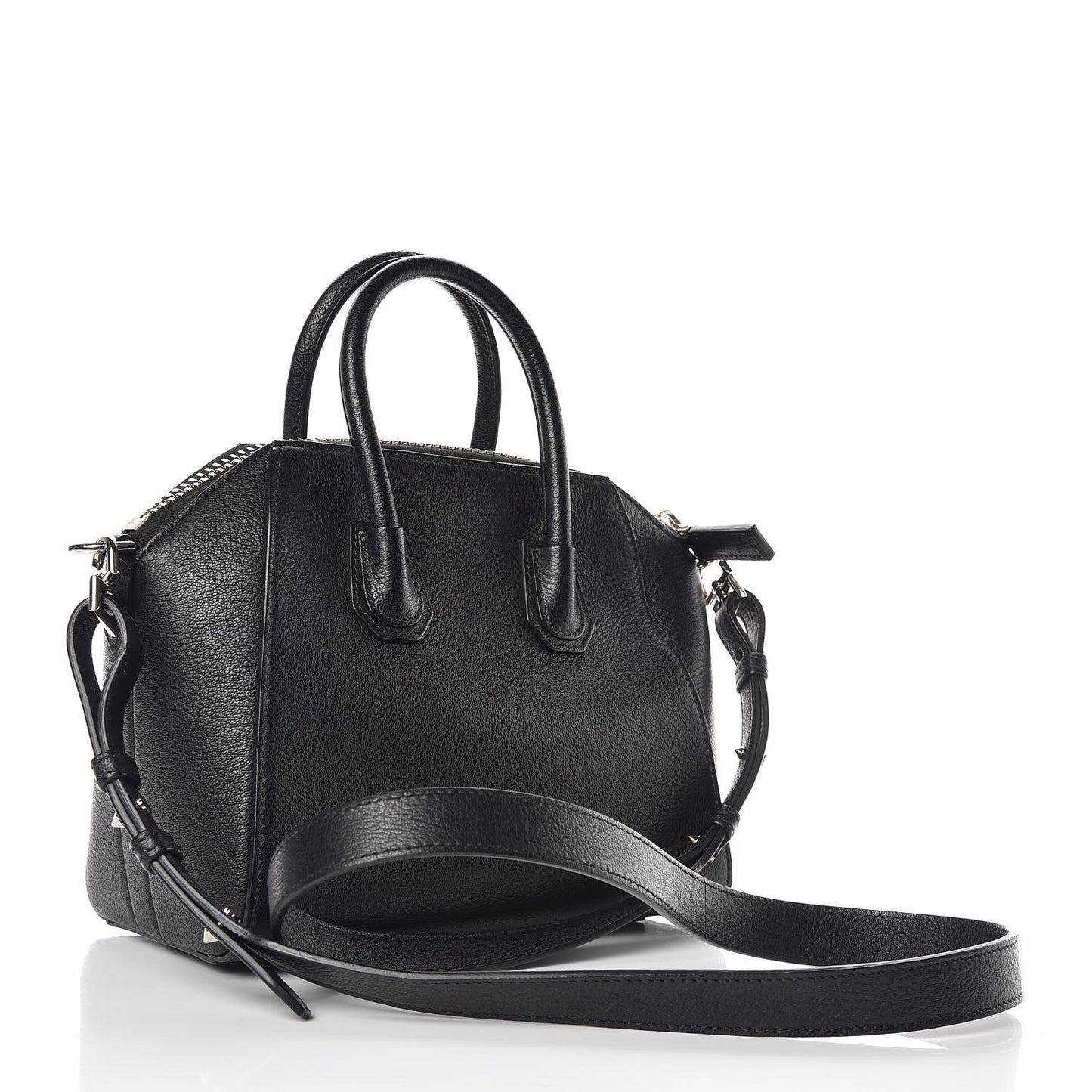 Sugar Goatskin Mini Antigona Black