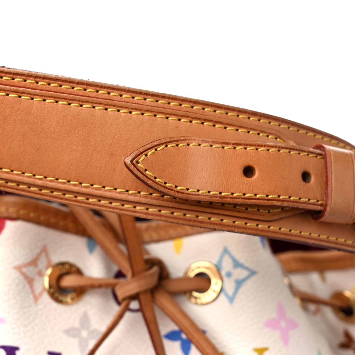 Monogram Multicolor Petit Noe White