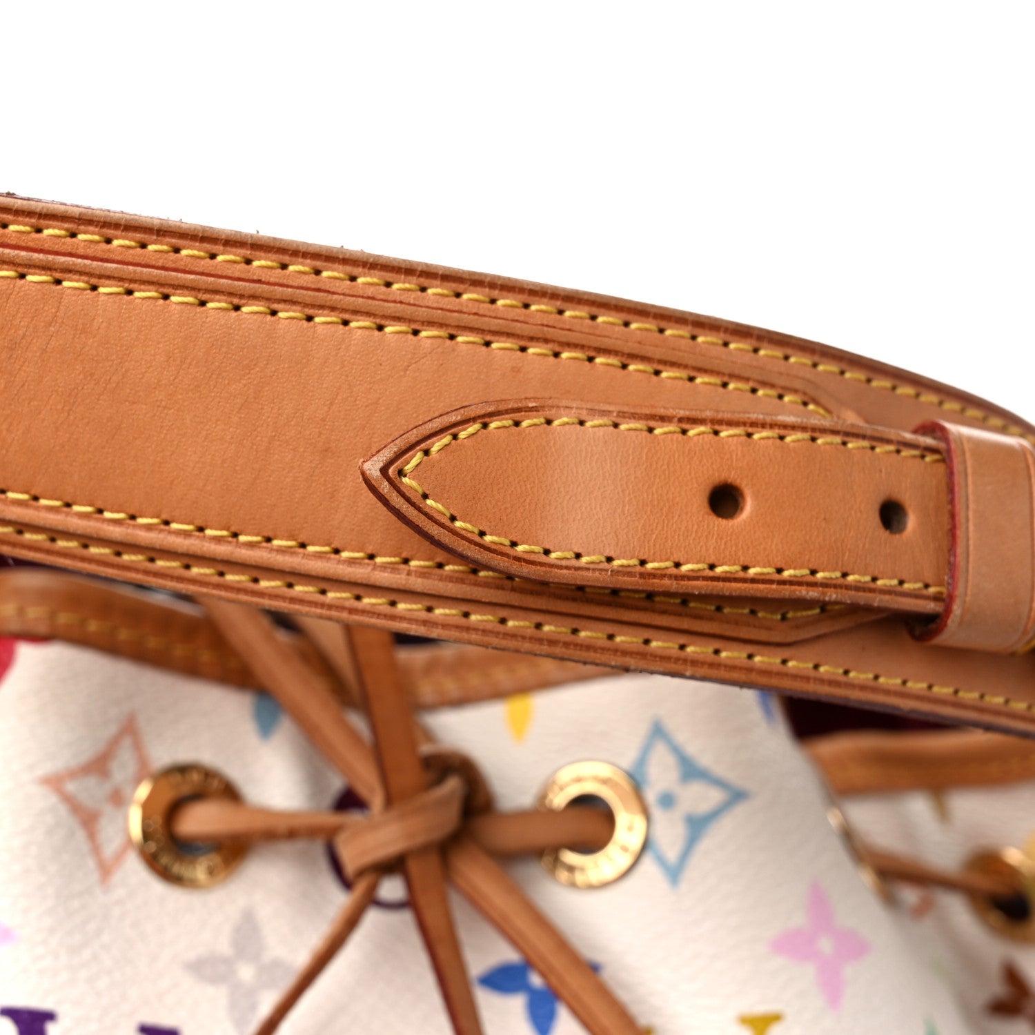 Louis Vuitton Monogram Multicolor Petit Noe White 16 of 22