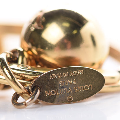 Louis Vuitton Metal Eclipse Bag Charm Key Holder Gold 3 of 5