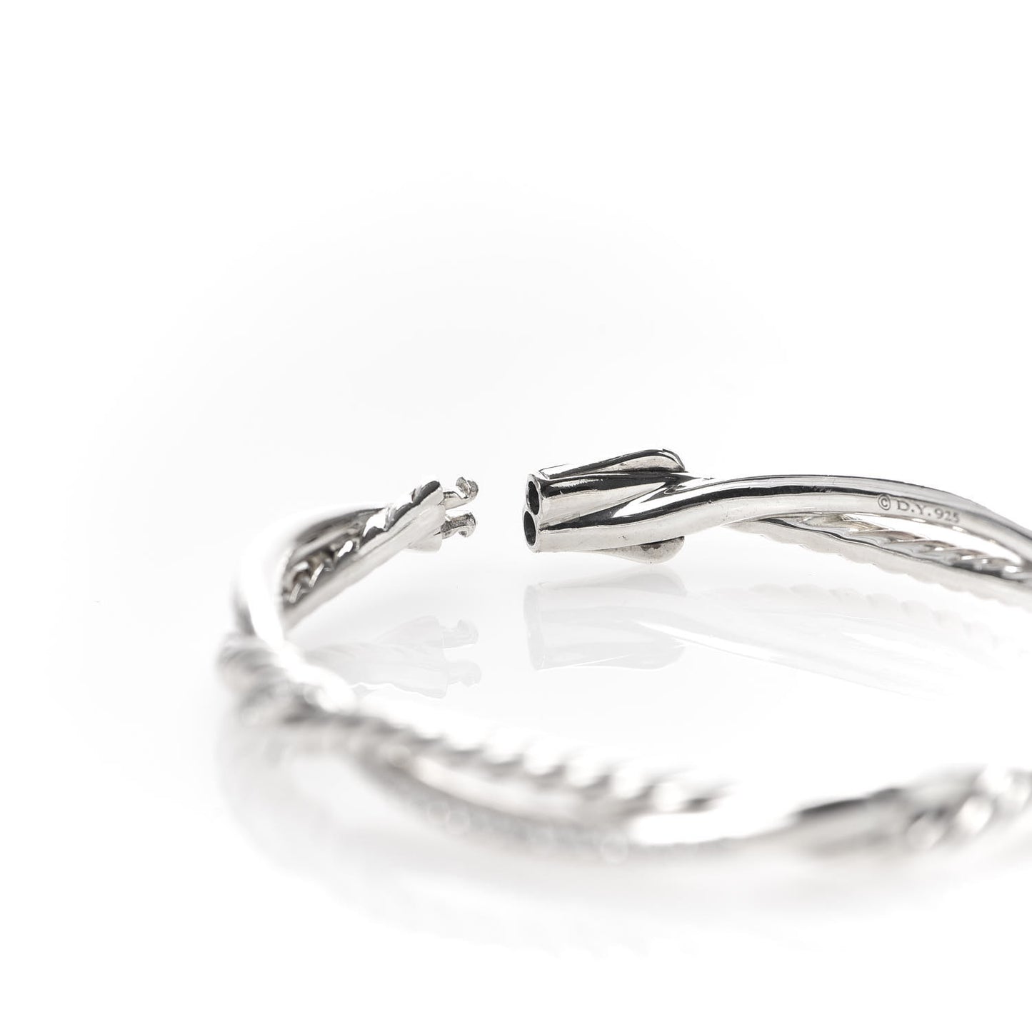 Sterling Silver Diamond Continuance Full Pavé Bracelet