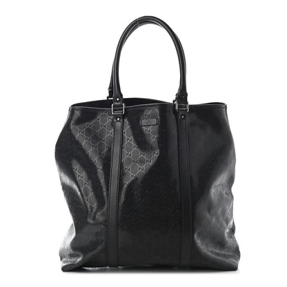 Gucci Imprime Monogram Cuoio Canyon Joy Vertical Tote Black 1 of 9