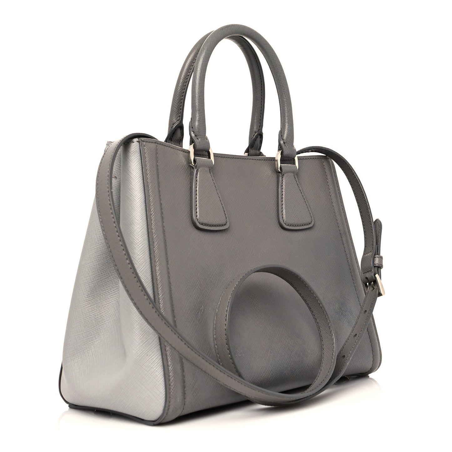 Saffiano Lux 2way Tote Marmo Nube