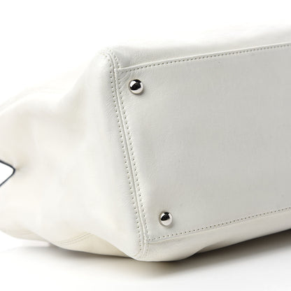 Chanel Lambskin Executive Cerf Shopper Tote White 7 of 11