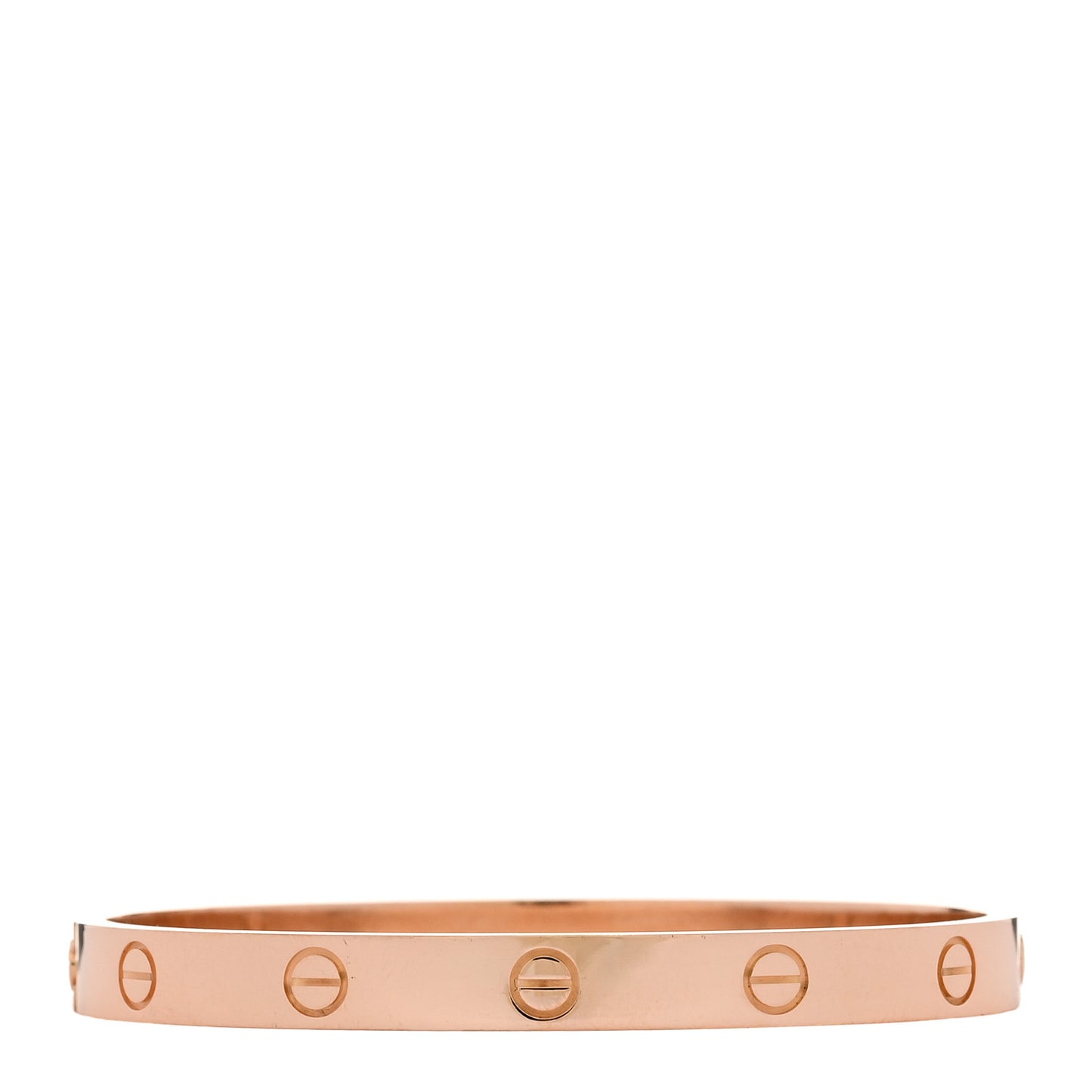 18K Pink Gold LOVE Bracelet 17