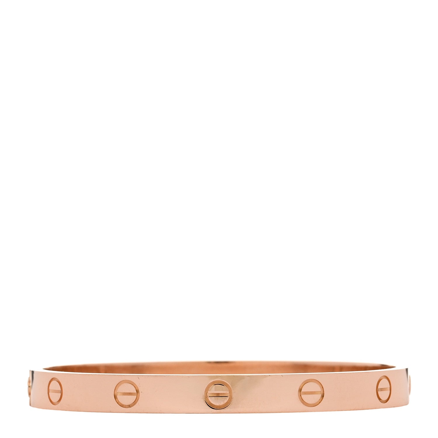 Cartier 18K Pink Gold LOVE Bracelet 17 2 of 7