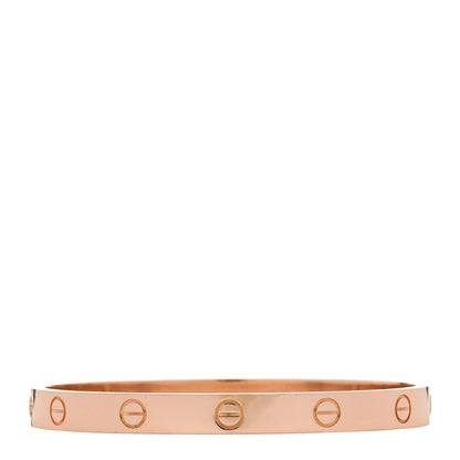 Cartier 18K Pink Gold LOVE Bracelet 17 2 of 7