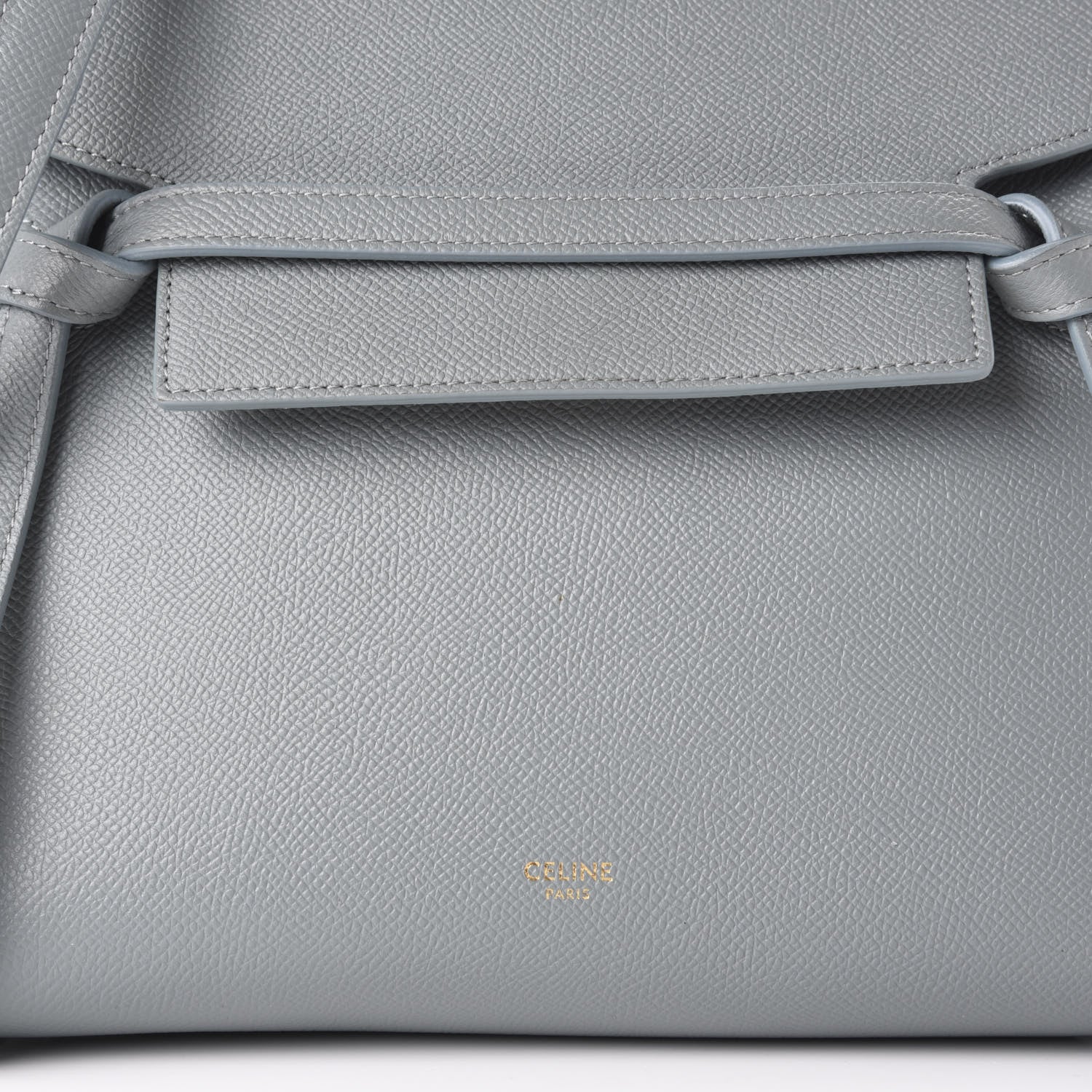 Celine Grained Calfskin Micro Belt Bag Cloud 9 of 12