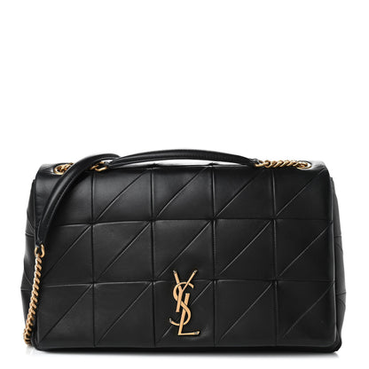 Saint Laurent Lambskin Patchwork Monogram Large Jamie Black 1 of 5